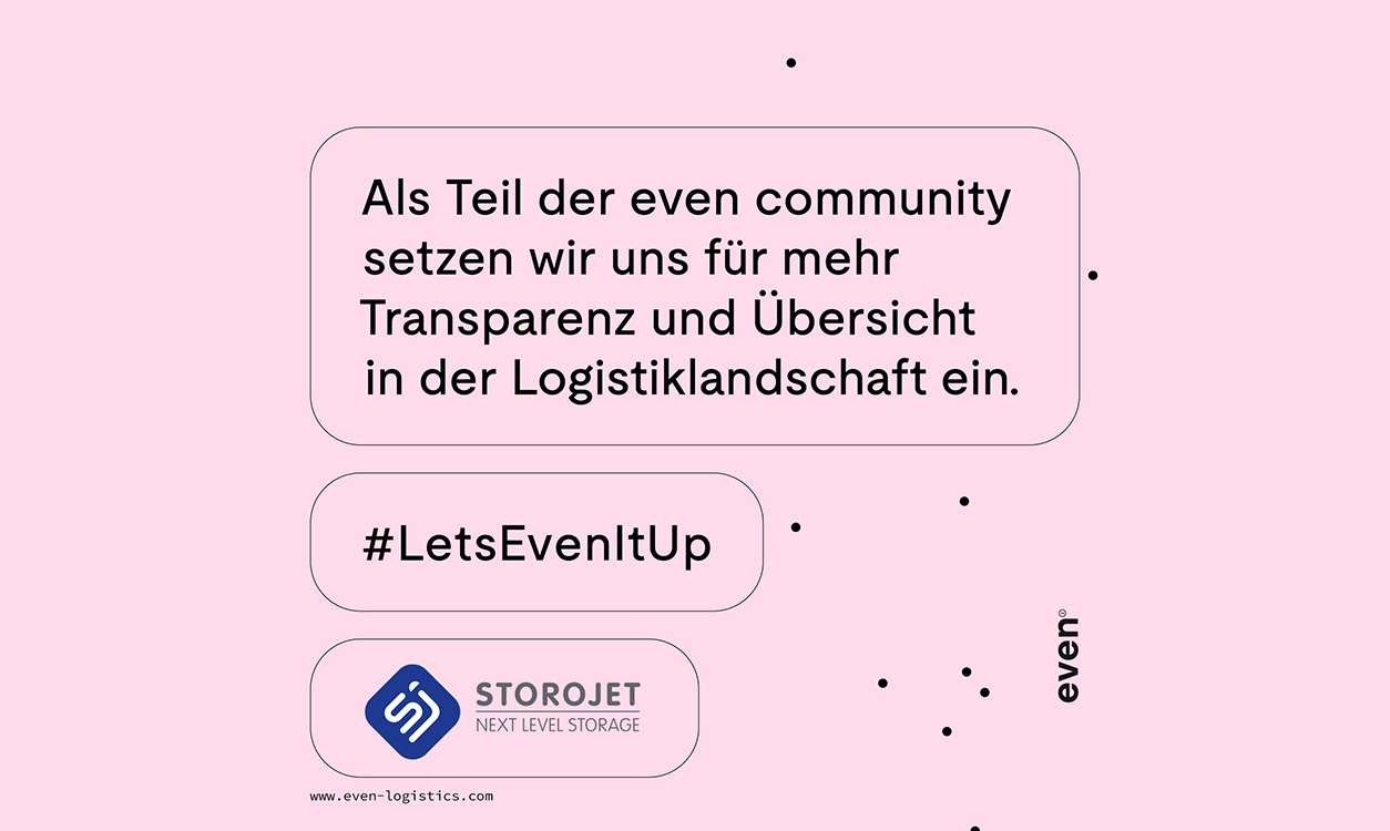 STOROJET jetzt auf even logistics vertreten