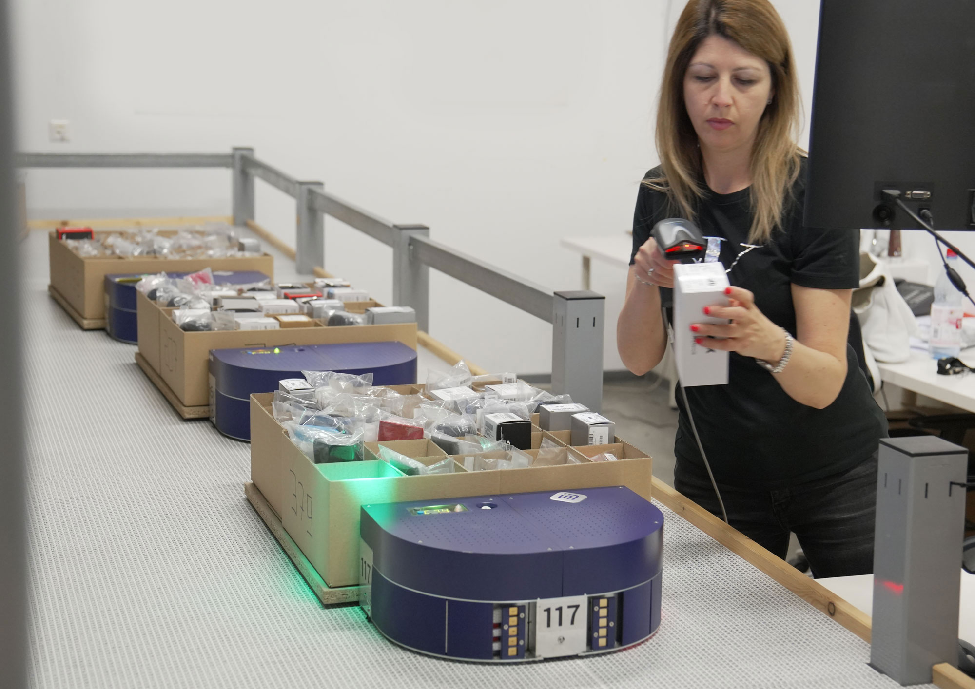 Einfache Inventur im automatisierten Lager